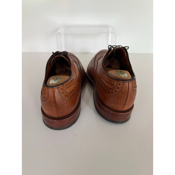 Allen Edmonds Cambridge Shell Cordovan Wingtip Handcrafted in USA Size 9 JJ - Picture 6 of 14